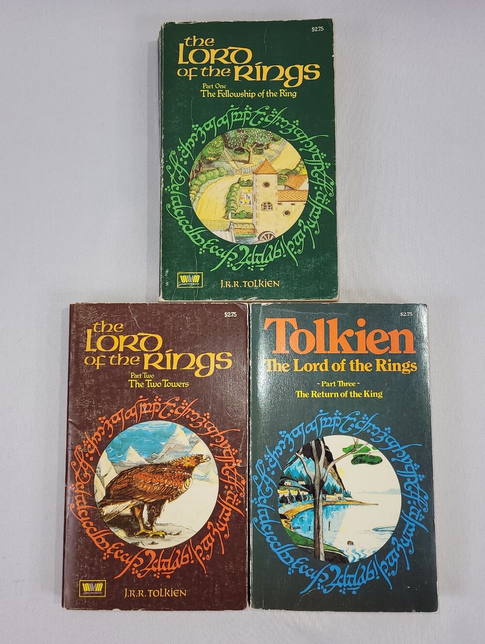JRR Tolkien The Lord of the Rings 1979 Unwin Softcover Book Set